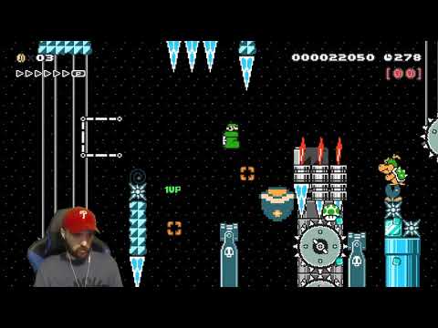 Mario Maker 2 Sulfuric Sinkhole by Sajon