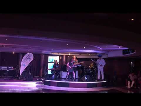 Liz Mandeville aboard the European Blues Cruise 2018