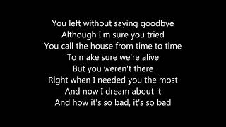 Nickelback   -  Too Bad Lyrics