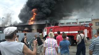 preview picture of video 'Пожар в Оренбурге 25.07.2013'