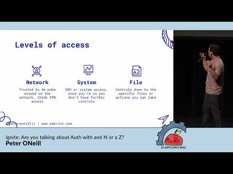 devopsdaysNYC 2023 - Peter ONeill - Are you talking about Auth with and N or a Z?