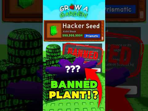 😱*HURRY* This PLANT Gets You BANNED?! (HACKER PLANT)| Grow A Garden Glitch LEAK #growagarden