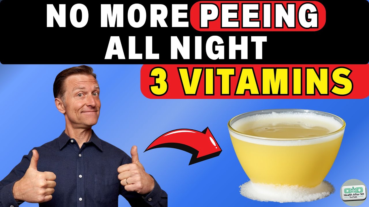 3 SIMPLE Vitamins to STOP Frequent Nighttime Urination - Nocturia