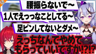 【足ピン♪足ピン♪】みこ虐に目覚めてからのアンジュ・カトリーナの様子がおかしすぎ!?【#にじさんじ #みこアン 竜胆尊】