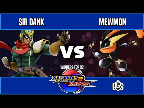 Saturday Stadium 2 - Winners Top 32 - Sir Dank(Captain Falcon) Vs. Mewmon(Greninja)
