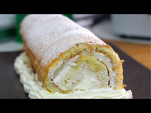 BRAZO DE GITANO relleno de nata