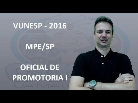 VUNESP16Q008 - VUNESP - 2016 - MPE/SP - EQUAÇÕES DO 1º GRAU (www.gurudamatematica.com.br)