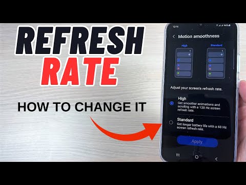 How to Change REFRESH RATE (60 Hz - 120 Hz) on Samsung Galaxy A Series