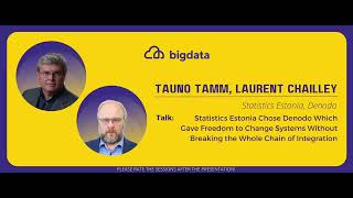 Tauno Tamm and Laurent Chailley: Statistics Estonia Chose Denodo,,,