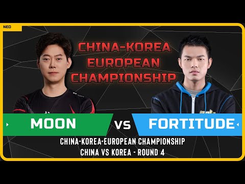 WC3 - [NE] Moon vs Fortitude [HU] - Playday 8 - China-Korea-European Championship