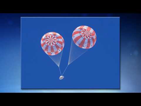 Space Station Live: Orion Parachutes Ready for the Test