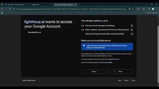 Lighthouz AI Google OAuth App Verification