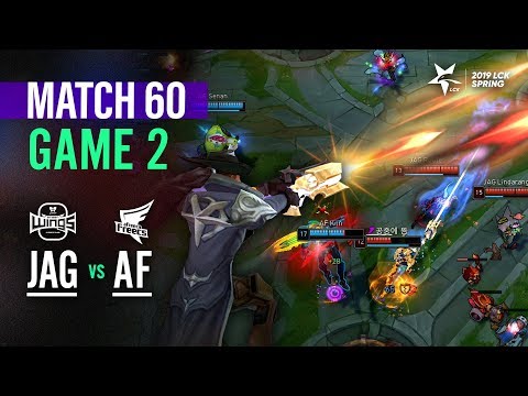 JAG vs AF Match60 Game2 Highlight | 2019 LCK Spring