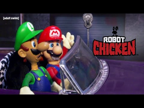 Mario and Luigi Take On Vice City | Robot Chicken | adult swim