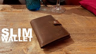 Slim Wallet Geldbörse Donbolso aus Leder. Warum ich keinen iClip/Magic Wallet gekauft habe - deutsch