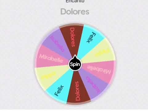 Spin the wheel Encanto