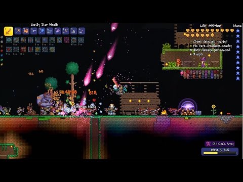 Brian's Terraria 1.3.4 (Expert), Part 21 - Tower defense tier 3