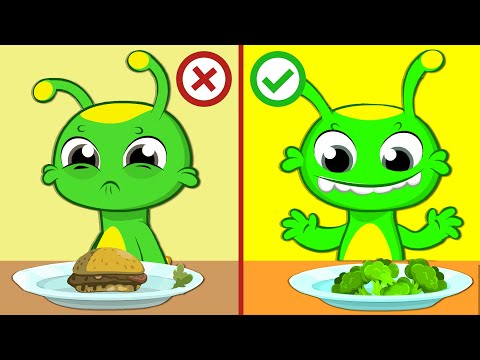 Groovy the Martian teaches children to eat healthy fruits and vegetables | Episodes & nursery rhymes