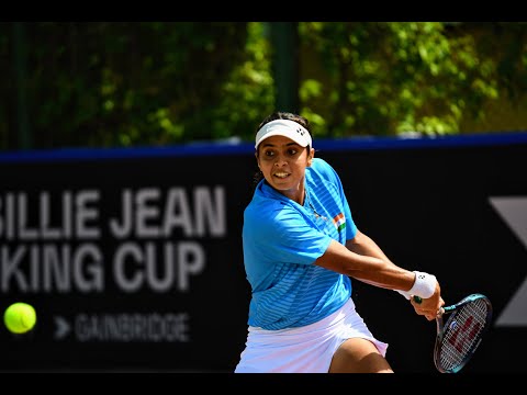 BJK Cup Tashkent: Ankita Raina vs Sevil Yuldasheva - HLs