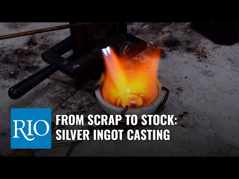 From Scrap to Stock: Silver Ingot Casting