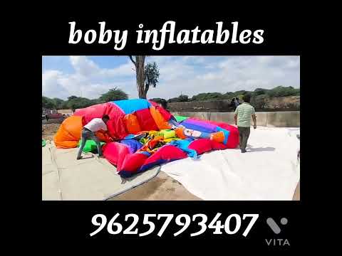 Big 3 Lane Slider Bouncy Inflatable