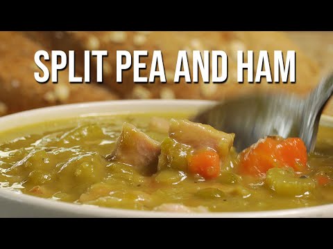 How to make Split pea Soup - Pea and Ham Soup - Split Pea and ham Soup