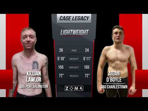 Killain Lawlor (SBG Portarlington) V Aidan O'Boyle (SBG Charlestown) - Cage Legacy 13