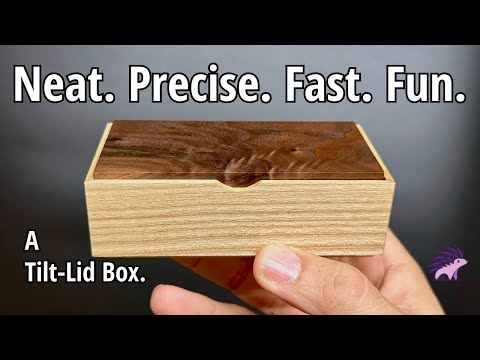 A Tilt-Top Mitered Box You Can Make Today For Pennies in Scrap Wood. Beginners: hone your skills!