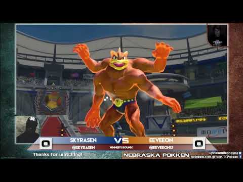 1 SkyRasen (Machamp) vs Eeveeon (Pikachu) - UMSK - Monthly 8/19/17
