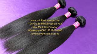 Mink Hair Weave Low Price 10A Grade Soft Smooth Hair Bundles