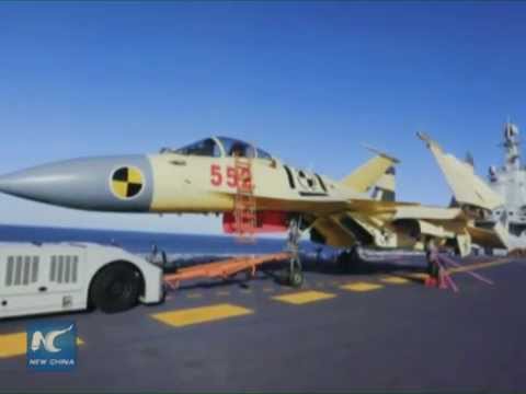 A closer look at China's J-15 fighter jets