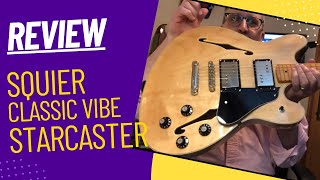 Video thumbnail for Review: Squier Classic Vibe Starcaster by GuitarStudio