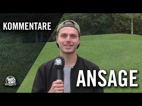 Ansage von Alexander Blocher (SG Bruchköbel) | MAINKICK.TV