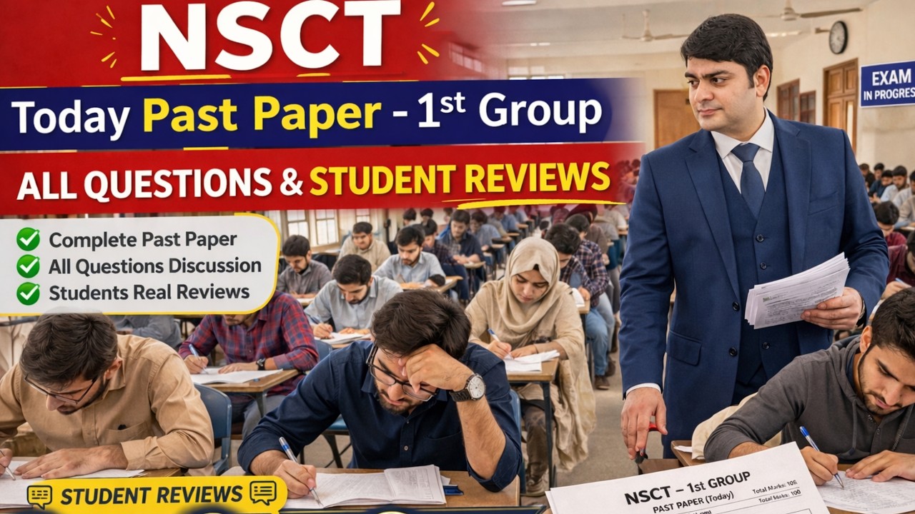 NSCT PAST PAPERS  -  Held 4 APRIL 2026
