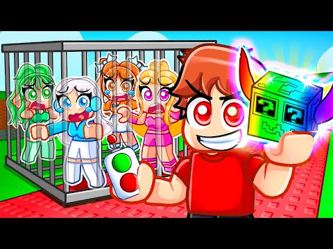 Using New Admin Panel To Steal Secret Lucky Blocks From MY CRAZY FAN GIRLS...