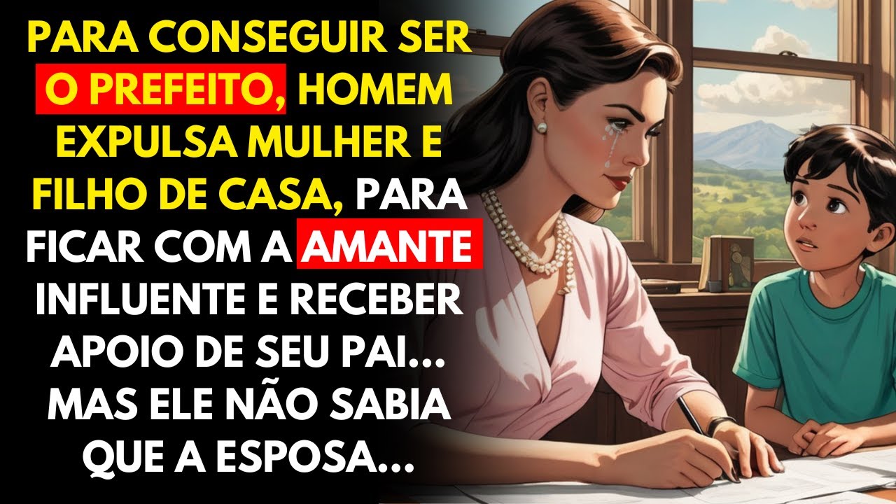 CANDIDATO NÃO SABIA QUE A ESPOSA TINHA UMA GRANDE HERANÇA E EXPULSA ELA DE CASA COM O FILHO...