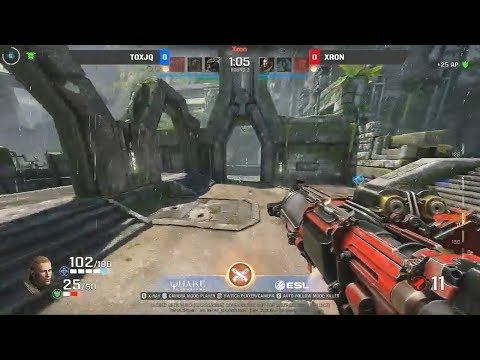 Quake Champions - toxjq vs Xron @ World Championships EU Qualifier 1 (Round of 16)