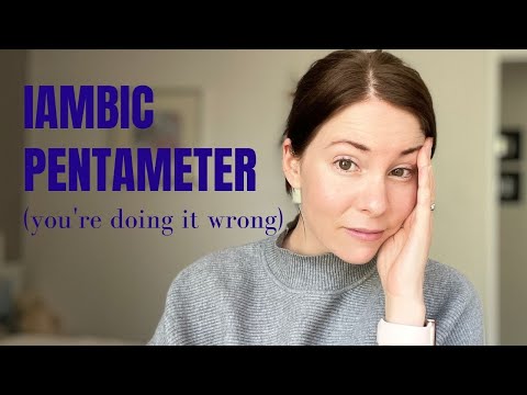 Biggest mistakes beginner actors make with IAMBIC PENTAMETER | Acting Shakespeare