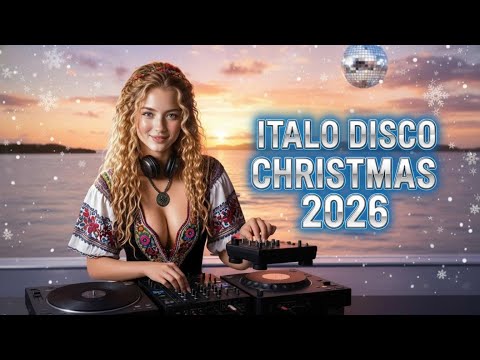 🎄 CHRISTMAS DISCO MAGIC 2026 — Italo Disco Night Party Mix | DJ Girl Winter Live Set