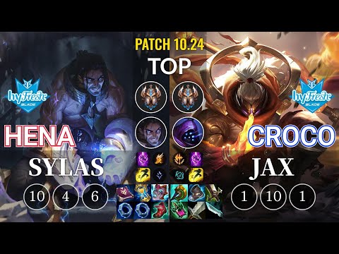 hyF Hena Sylas vs hyF Croco Jax Top - KR Patch 10.24