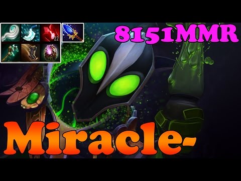 Dota 2 - Miracle- 8151MMR - TOP 1 MMR in The World Plays Rubick vol 6 - Ranked Match Gameplay