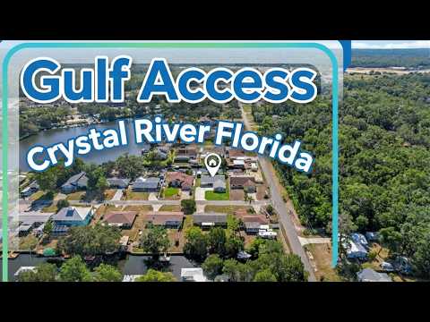 Live, Lease, or Vacation: Crystal River Waterfront Gem For Sale MLS#845520