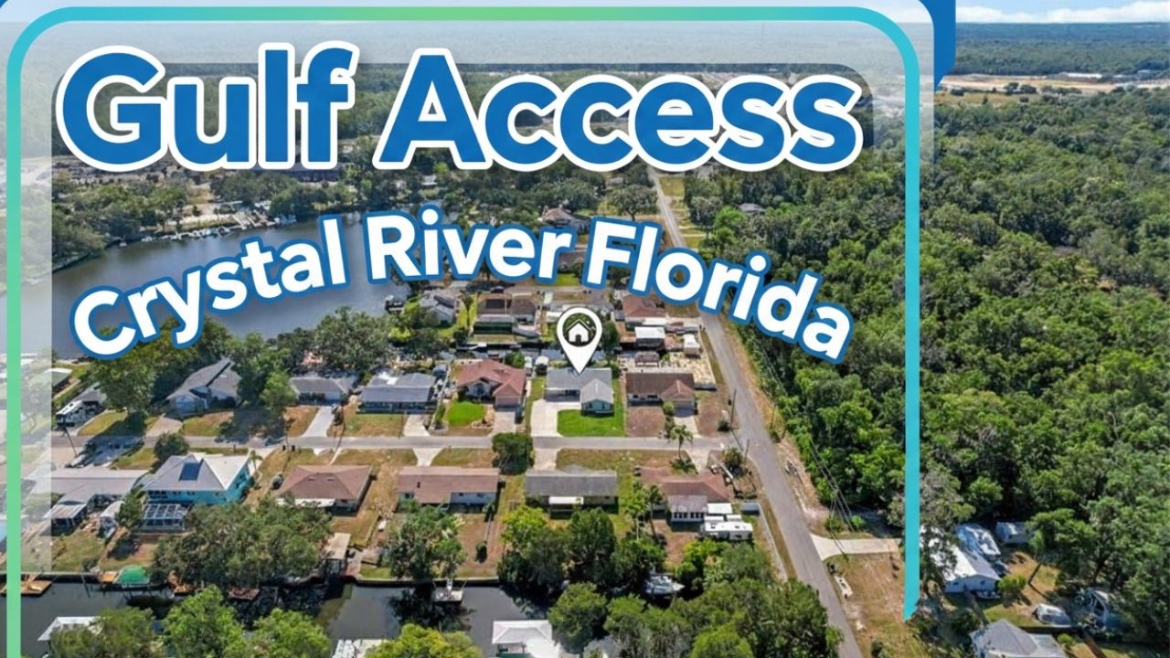 Cinematic tour: Live, Lease, or Vacation: Crystal River Waterfront Gem For Sale MLS#845520