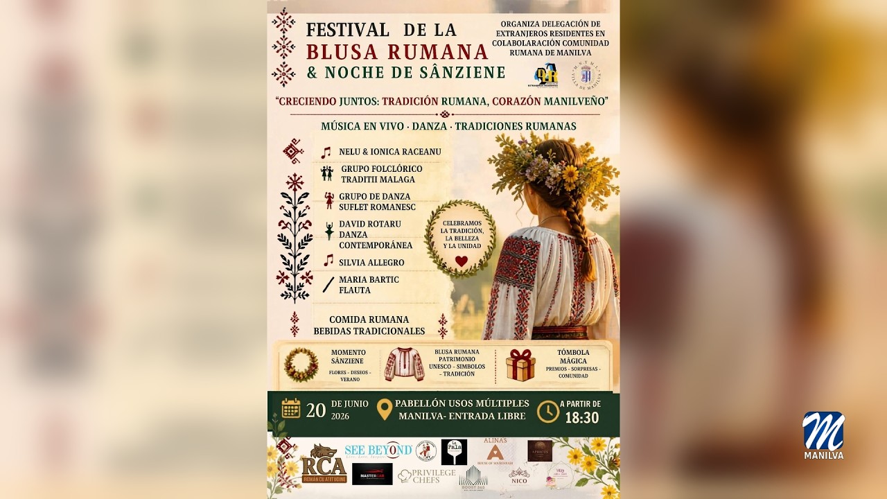 Este sábado celebramos el Festival de la Blusa Rumana
