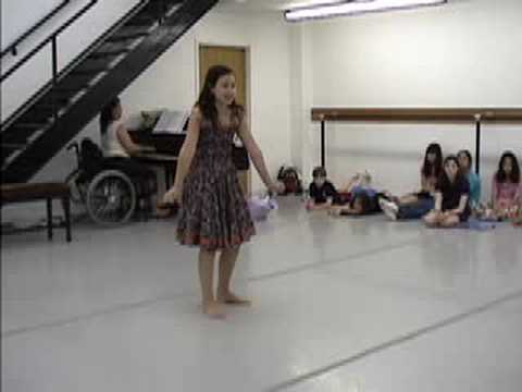 Audition Day with Joyce Hall ~ Emily Green