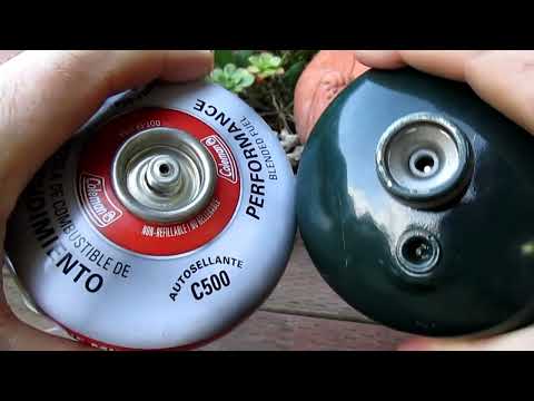 BUTANE TO PROPANE ADAPTER FOR CAMPING STOVES SAVES $$$
