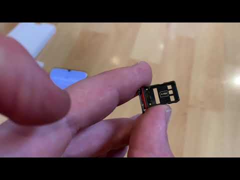 HUAWEI P30 Pro SIM card replacement Nano SIM card replacement on Huawei Dual SIM smartphone instr...