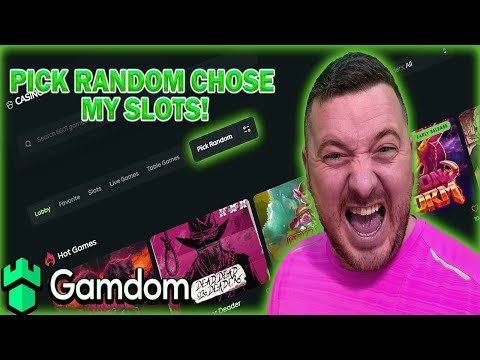 I Let GAMDOM'S *Pick Random* Feature Chose My Slots! IT WENT NUTS!!