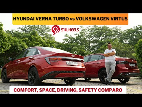 Hyundai Verna Turbo vs Volkswagen Virtus GT Comfort & Safety comparison || Which one should you buy?