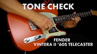 Video thumbnail for TONE CHECK: Fender Vintera II 60s Telecaster Guitar Demo | Cream City Music by Cream City Music